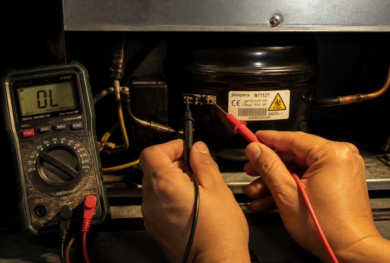 Atendimento de refrigeração doméstica em residência